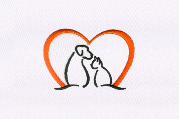 A Craft Fair Seller's Review of the Cat Dog Silhouette Embroidery Design