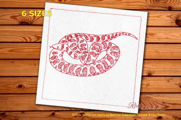 A Designer's Take on the Titanoboa Bluework Embroidery File