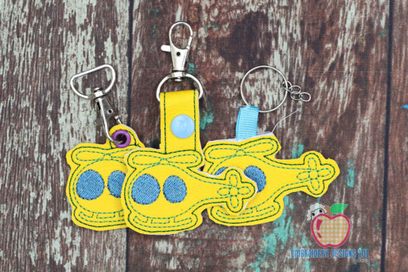 A Joyful Cartoon Helicopter Key Fob for Crafted Gifts