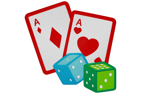 A Professional Designer's Take on the Gambling Casino Embroidery Design
