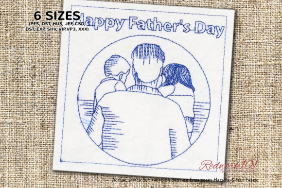 A Warm Review of the Father's Day Girl and Boy Redwork Design