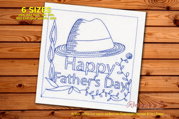 Beyond the Box Stitch: A Designer's Review of Fathers Day Hat Redwork