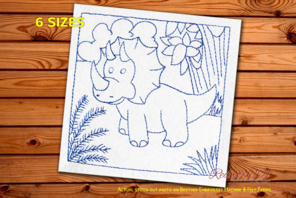 Funny Baby Triceratop: A Boutique Embroidery Designer's Review
