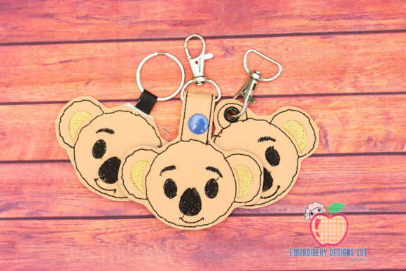 Koala Keyfob: A Seasonal Embroidery Gem